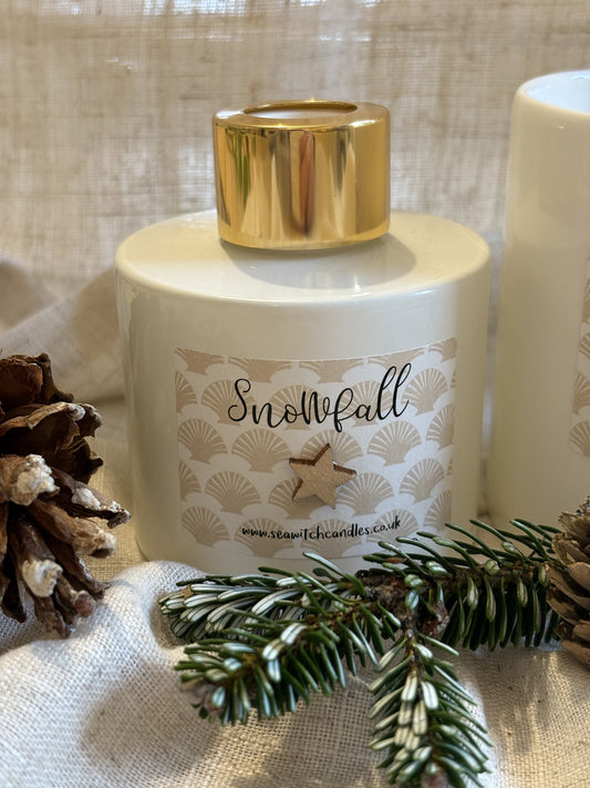 Snowfall Scented Diffuser - handmade in Cornwall