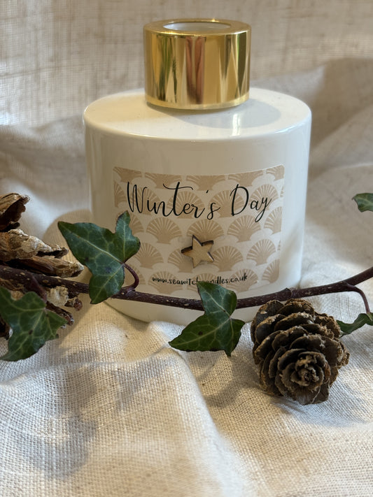 Winter's Day Scented Diffuser - handmade in Cornwall