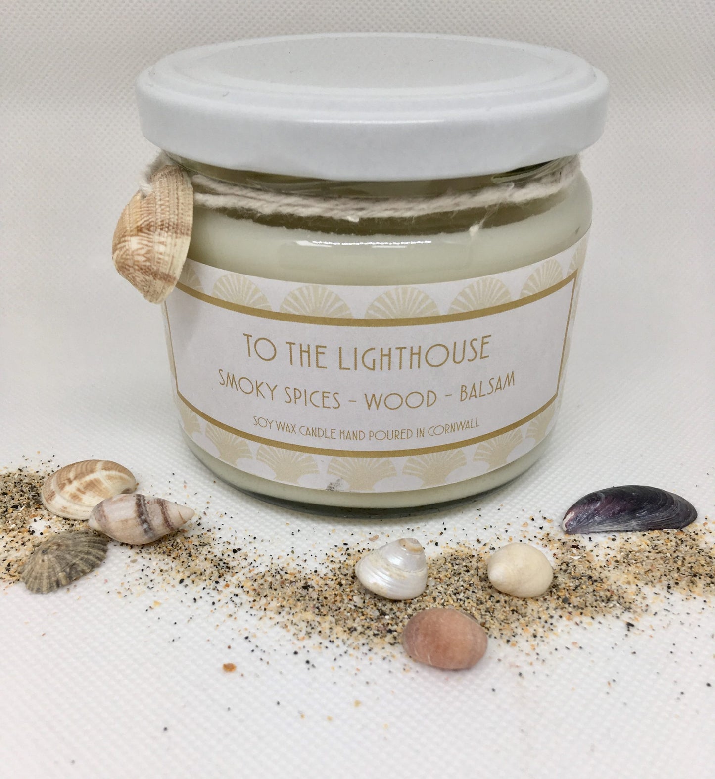 To The Lighthouse Soy Wax Candle - handmade in Cornwall.